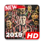 ac milan wallpapers hd 2019 android application logo